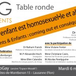 Table ronde « Mon enfant est homosexuel-le et alors ? » – mardi 6 mai