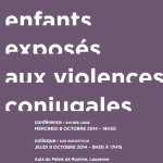 Enfants exposés aux violences conjugales : Conférence & Colloque